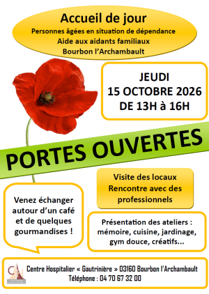 Porte ouverte accueil de jour